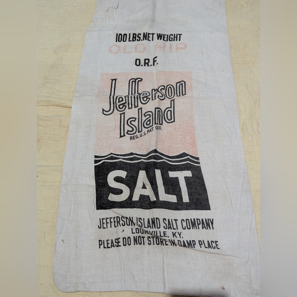 Salt Bag - Black and Pink